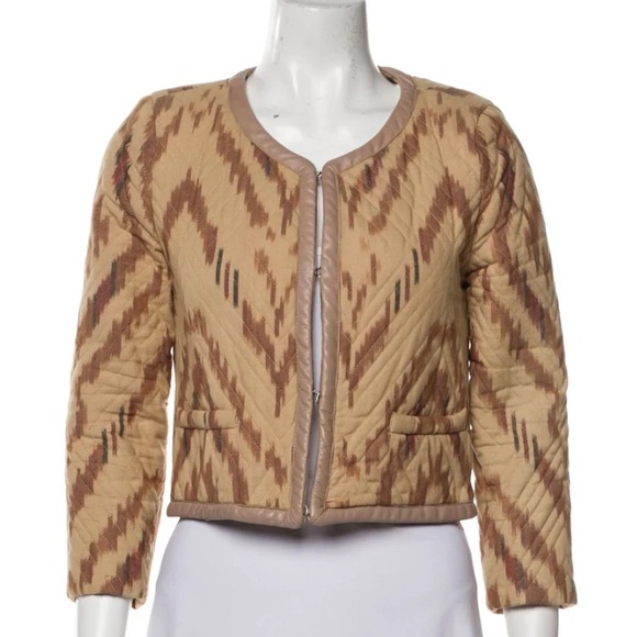 Sandro Sz 10 (EU 40) Printed Jacket - Picture 1 of 14
